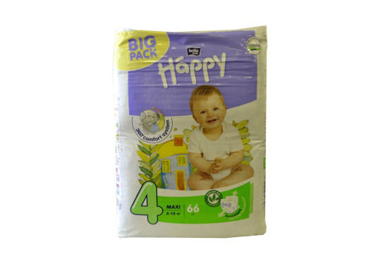 Підгузники дитячі гігієнічні Happy Bella baby maxi (Хеппі Белла бебі максі) 8-18 кг №66